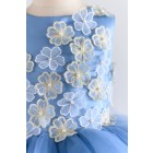 Princessly.com-K1003981-Blue Satin Tulle 3D Flowers Hi-low Wedding Flower Girl Dress-01