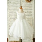 Princessly.com-K1003851-Ivory Lace Tulle Straps Wedding Flower Girl Dress with Big Bow-01