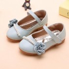 Princessly.com-K1003941-Ivory/Pink/Blue Leather Pearl Flower Girl Shoes Wedding Princess Party Shoes-01