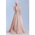 Princessly.com-K1004106-Lace Tulle V Back Wedding Evening Party Dress-01