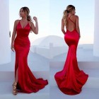 Princessly.com-K1004103-Mermaid Red Satin Straps Backless Wedding Prom Evening Party Dress-01