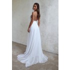 Princessly.com-K1004121-Ivory Lace Chiffon Spaghetti Straps Wedding Party Dress-01