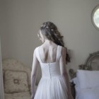 Princessly.com-K1004075-Ivory Chiffon Straps V Neck Wedding Party Dress-01
