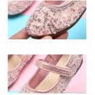 Princessly.com-K1003937-Black/Silver/Pink Crystal Bow Sandals Flower Girl Shoes Baby Girl Wedding Princess Shoes-01