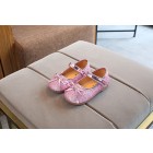 Princessly.com-K1003954-Gold/Silver/Pink Sequin Bow Princess Shoes Kids Flat Sandals Wedding Flower Girl Shoes-01