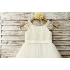 Princessly.com-K1003220-Lace Cap Sleeves Ivory Tulle TUTU Flower Girl Dress-01