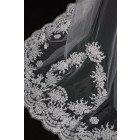 Princessly.com-K1000335-Cathedral Long Floor Length French Lace Trim Appliques Wedding Veil-01