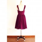 Princessly.com-K1003261-A Line V Neck Plum Purple Short Knee length Chiffon Bridesmaid Dress-01