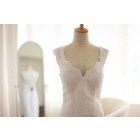 Princessly.com-K1000016-Vintage Lace Keyhole Mermaid Wedding Dress-01