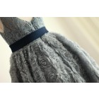 Princessly.com-K1000041-Gray Lace Rosette Keyhole Back Flower Girl Dress-01
