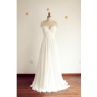 Princessly.com-K1003281-A Line Sweetheart Beaded Cap Sleeves Chiffon Wedding Dress with Sweep Train-01