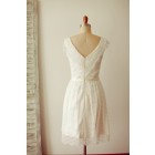Princessly.com-K1003274-A Line V neck Cap Sleeves Short Knee Length Lace Wedding Dress-01