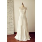Princessly.com-K1003275-A Line Cap Sleeves Lace Chiffon Wedding Dress-01