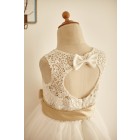 Princessly.com-K1003961-Ivory Lace Tulle Keyhole Back Wedding Flower Girl Dress with Belt-01