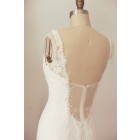 Princessly.com-K1000096-V Neck Backless Mermaid Lace Wedding Dress-02