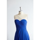 Princessly.com-K1000320-One Shoulder Royal Blue Beaded Chiffon Long Prom Party Dress-01