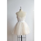 Princessly.com-K1000325-Cap Sleeves Beaded Lace Polka Dot Tulle Short Prom Party Dress-01
