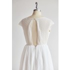 Princessly.com-K1000326-Cap Sleeves Polk Dot Chiffon Wedding dress Bridal Gown-01