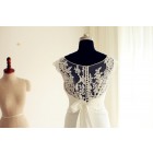 Princessly.com-K1000238-Cap Sleeves Ivory Lace Beaded Chiffon Wedding Dress-02