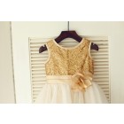 Princessly.com-K1003388-Gold Sequin Ivory Tulle Wedding Flower Girl Dress with Champagne belt-01