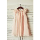 Princessly.com-K1000088-Boho Beach Blush Pink Chiffon Flower Girl Dress with Butterfly Sleeves-01