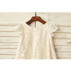 Princessly.com-K1000168-Cap Sleeve Ivory Lace Champagne Lining Flower Girl Dress-01