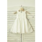 Princessly.com-K1000132-Simple Ivory Taffeta Flower Girl Dress-01