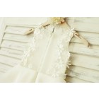 Princessly.com-K1000176-Ivory Organza Lace Appliqué Flower Girl Dress-01