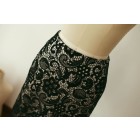 Princessly.com-K1000258-Black Lace Skirt /Short Woman Skirt-01