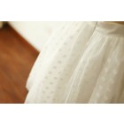 Princessly.com-K1000264-Ivory Polka Dot Tulle TUTU Skirt/Short Women Skirt-01