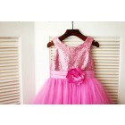 Princessly.com-K1003346-Hot Pink Sequin Tulle Wedding Flower Girl Dress-01