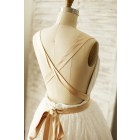 Princessly.com-K1000101-Boho Beach Ivory Lace Tulle Plunging Neck Backless Wedding Dress-01