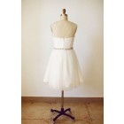 Princessly.com-K1000234-Sheer Neck Ivory Tulle V Back Short Bridesmaid Dress with beaded sash-01