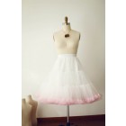 Princessly.com-K1000283-Ivory Pink Tulle Skirt/Short Woman Skirt-01