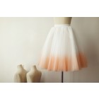 Princessly.com-K1000277-Ombre Ivory/Pink Tulle Skirt/Short Woman Skirt-01