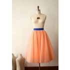 Princessly.com-K1000275-Coral Tulle Skirt/Short Woman Skirt-01