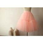Princessly.com-K1000274-Pink Tulle Skirt/Short Woman Skirt-01