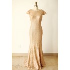 Princessly.com-K1000244-Cap Sleeves Champagne Gold Sequin V Back Long Wedding Bridesmaid Dress-01