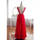 Princessly.com-K1001925-Red Chiffon Bridesmaid Dress Prom Dress Backless Party Dress-01