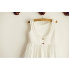 Princessly.com-K1003205-U Back Ivory Cotton Ruffle Neckline Flower Girl Dress-02