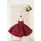 Princessly.com-K1004190-Red Tartan Wedding Flower Girl Dress Kids Party Dress Christmas Dress-01