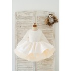 Princessly.com-K1004180-Long Sleeves V Back Crystal Beaded Tulle Satin Wedding Flower Girl Dress Kids Party Dress-01