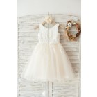 Princessly.com-K1003451-Ivory Satin Champagne Tulle Wedding Flower Girl Dress with Ivory Beaded Lace-01