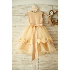 Princessly.com-K1003369-Champagne Lace Organza Wedding Flower Girl Dress with Belt/Bow-01