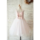 Princessly.com-K1003926-Ivory Lace Pink Tulle Open Back Wedding Flower Girl Dress with Pearls-01