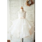 Princessly.com-K1003927-Ivory Lace Tulle Champagne Lining V Back Wedding Flower Girl Dress-01