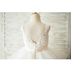 Princessly.com-K1003927-Ivory Lace Tulle Champagne Lining V Back Wedding Flower Girl Dress-01