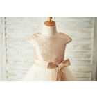Princessly.com-K1003924-Champagne Sequin Tulle Flower Girl Dress with Cap Sleeves-01