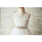 Princessly.com-K1003361-Light Champagne Lace Tulle Sheer Back Wedding Flower Girl Dress with Beaded Belt-01