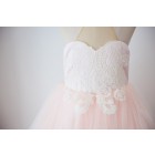 Princessly.com-K1003629-Halter Neckline Ivory Lace Pink Tulle Sheer Back Wedding Flower Girl Dress-01